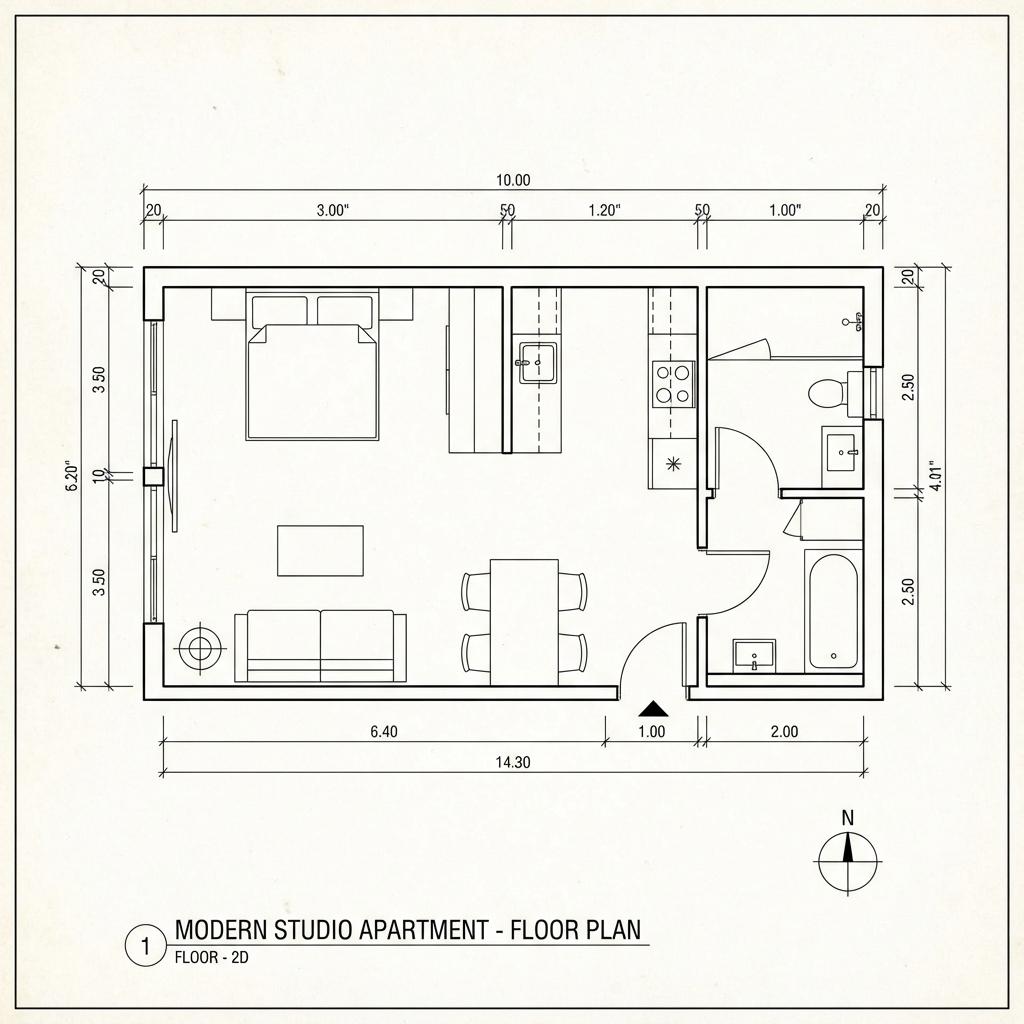 Residencias de 1-2 Recámaras
